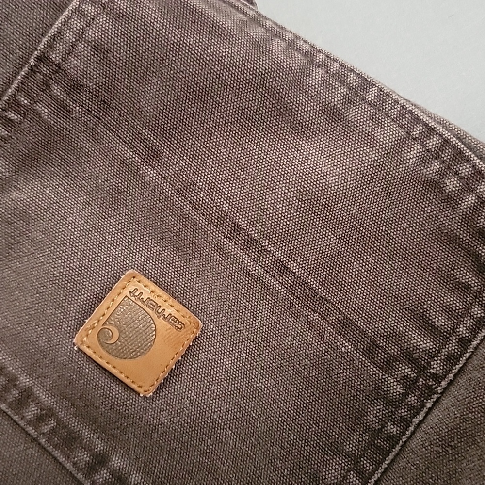 Carhartt 34"  brown jean shorts